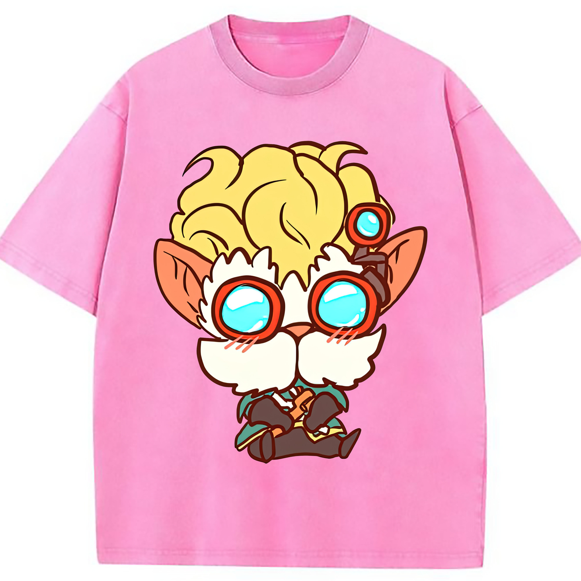 （画像用） リーグ・オブ・レジェンド League of Legends LOL 綿100% ヴィンテージ風 半袖Tシャツ（フロントプリント）